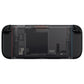 eXtremeRate Replacement DIY Rear Back Plate for Nintendo Switch 2 Handheld Console  (Without Kickstand) - Clear Slate Black