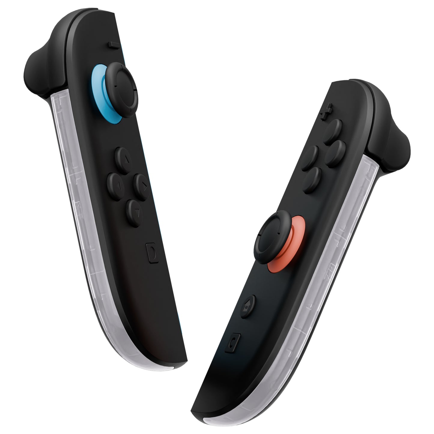 eXtremeRate Replacement Decorative Strips for Joycon 2 of Nintendo Switch 2 - Clear