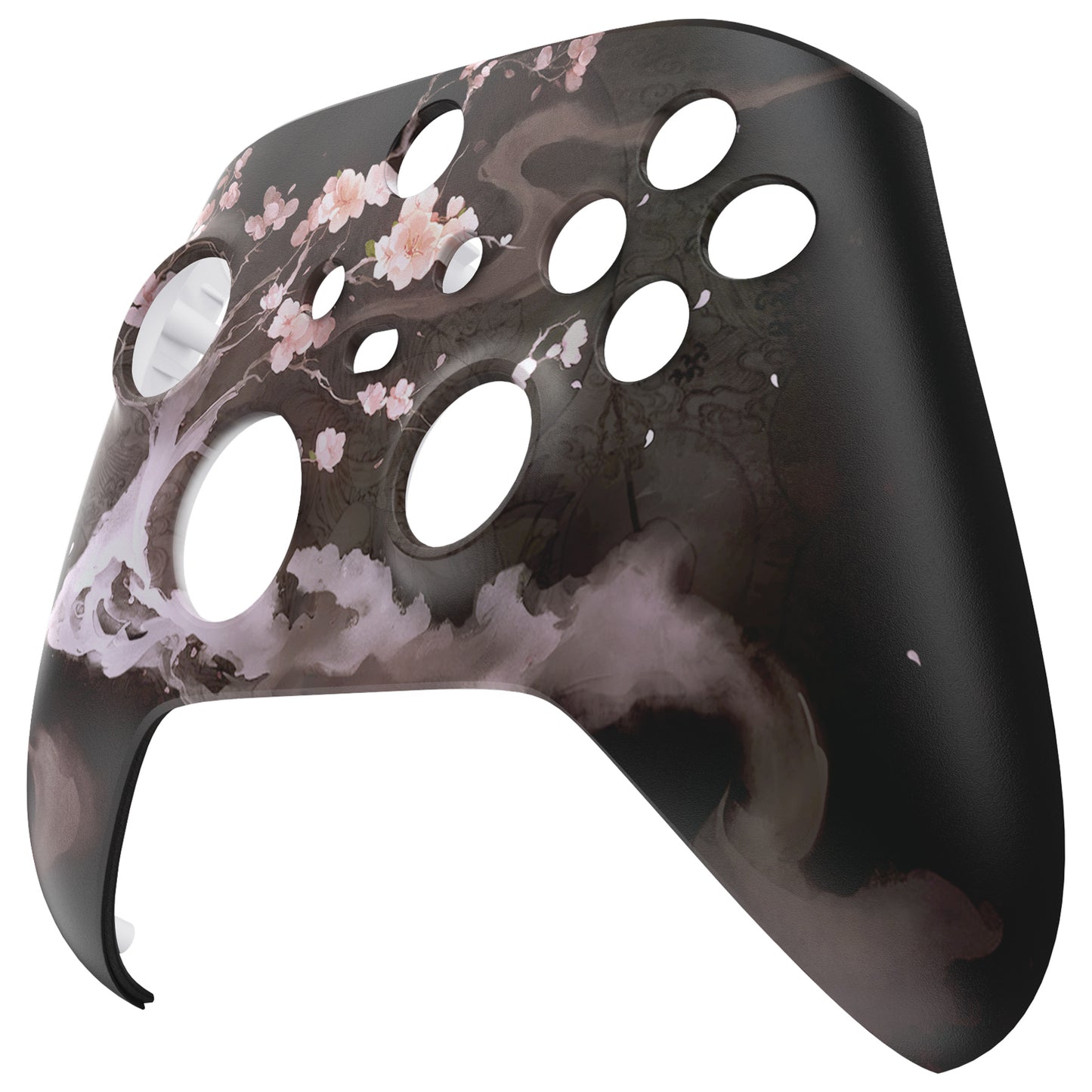 eXtremeRate Replacement Faceplate Front Housing Shell for Xbox Series X & S Controller - Blossom In The Darkness