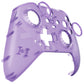 eXtremeRate Replacement Front Housing Shell Case with Accent Rings for Xbox One Elite Series 2 & Elite 2 Core Controller (Model 1797) - Clear Atomic Purple