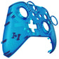 eXtremeRate Replacement Front Housing Shell Case with Accent Rings for Xbox One Elite Series 2 & Elite 2 Core Controller (Model 1797) - Clear Blue