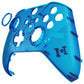 eXtremeRate Replacement Front Housing Shell Case with Accent Rings for Xbox One Elite Series 2 & Elite 2 Core Controller (Model 1797) - Clear Blue