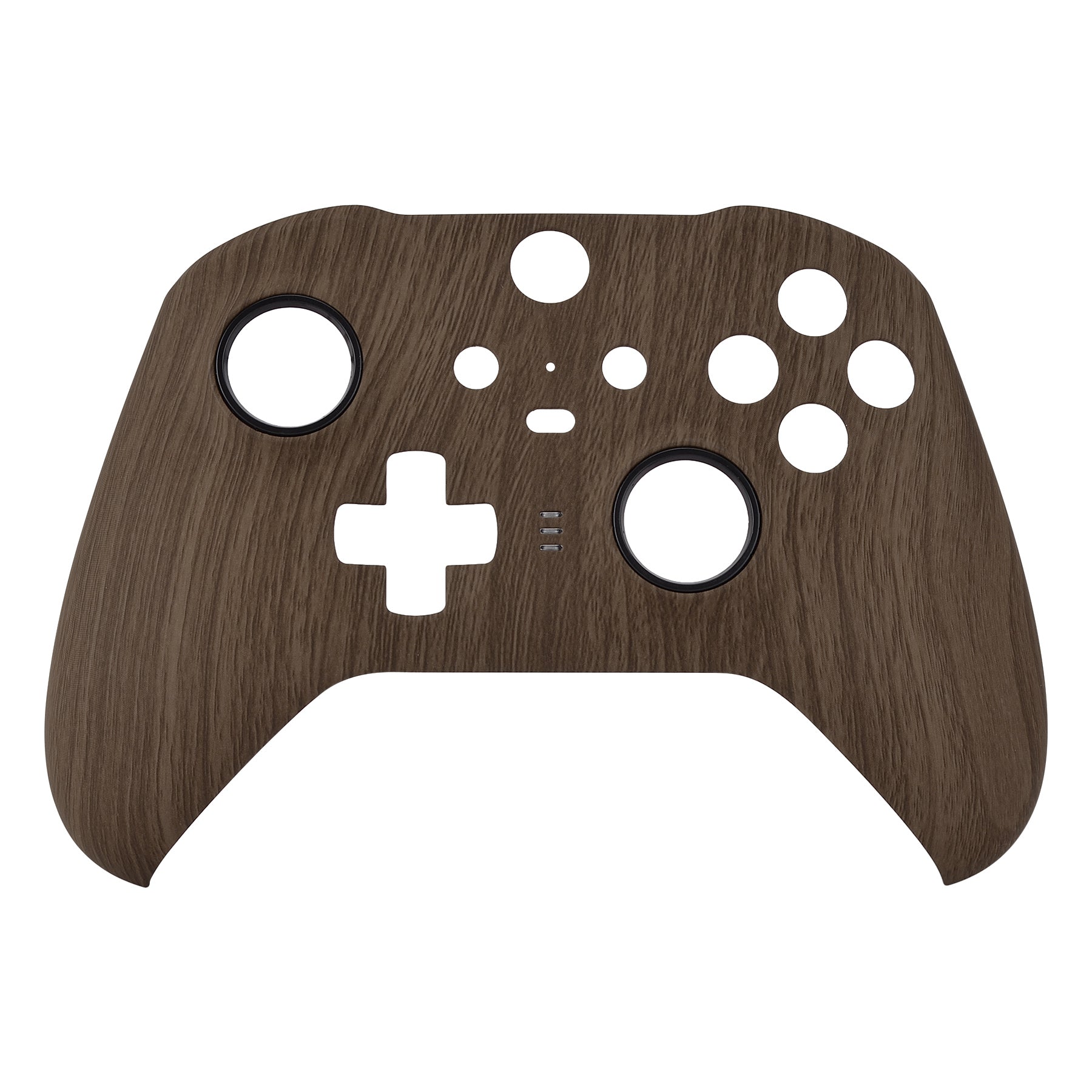 eXtremeRate Wood Grain Patterned Faceplate Cover, Soft Touch Front eXtremeRate Wood Grain Patterned Faceplate Cover, Soft Touch Front
