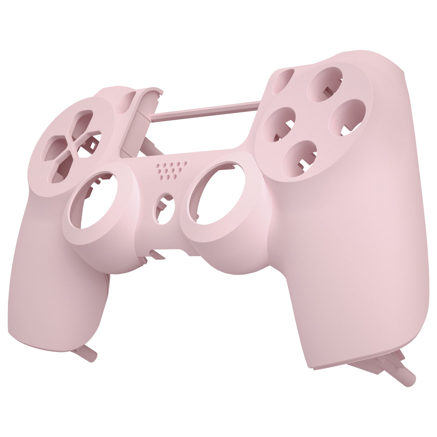 eXtremeRate Replacement Front Housing Shell for PS4 Slim Pro Controller Controller (CUH-ZCT2 JDM-040/050/055) - Cherry Blossoms Pink