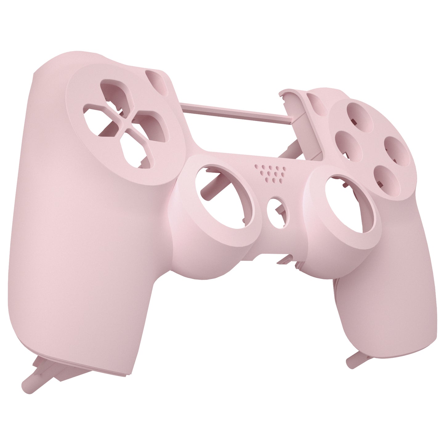 eXtremeRate Replacement Front Housing Shell for PS4 Slim Pro Controller Controller (CUH-ZCT2 JDM-040/050/055) - Cherry Blossoms Pink