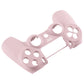 eXtremeRate Replacement Front Housing Shell for PS4 Slim Pro Controller Controller (CUH-ZCT2 JDM-040/050/055) - Cherry Blossoms Pink