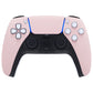 eXtremeRate Replacement Front Housing Shell with Touchpad Compatible with PS5 Controller BDM-010/020/030/040/050 - Cherry Blossoms Pink
