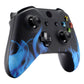 eXtremeRate Replacement Front Housing Shell for Xbox One X & S Controller (Model 1708) - Blue Flame