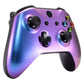 eXtremeRate Replacement Front Housing Shell for Xbox One X & S Controller (Model 1708) - Chameleon Purple Blue