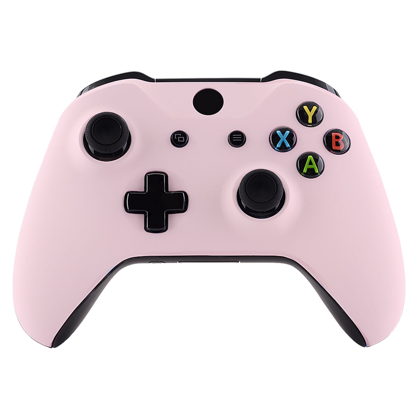 eXtremeRate Replacement Front Housing Shell for Xbox One X & S Controller (Model 1708) - Cherry Blossoms Pink