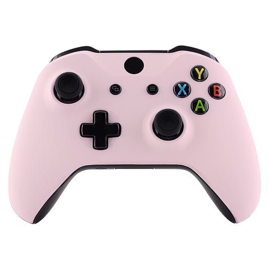 eXtremeRate Replacement Front Housing Shell for Xbox One X & S Controller (Model 1708) - Cherry Blossoms Pink