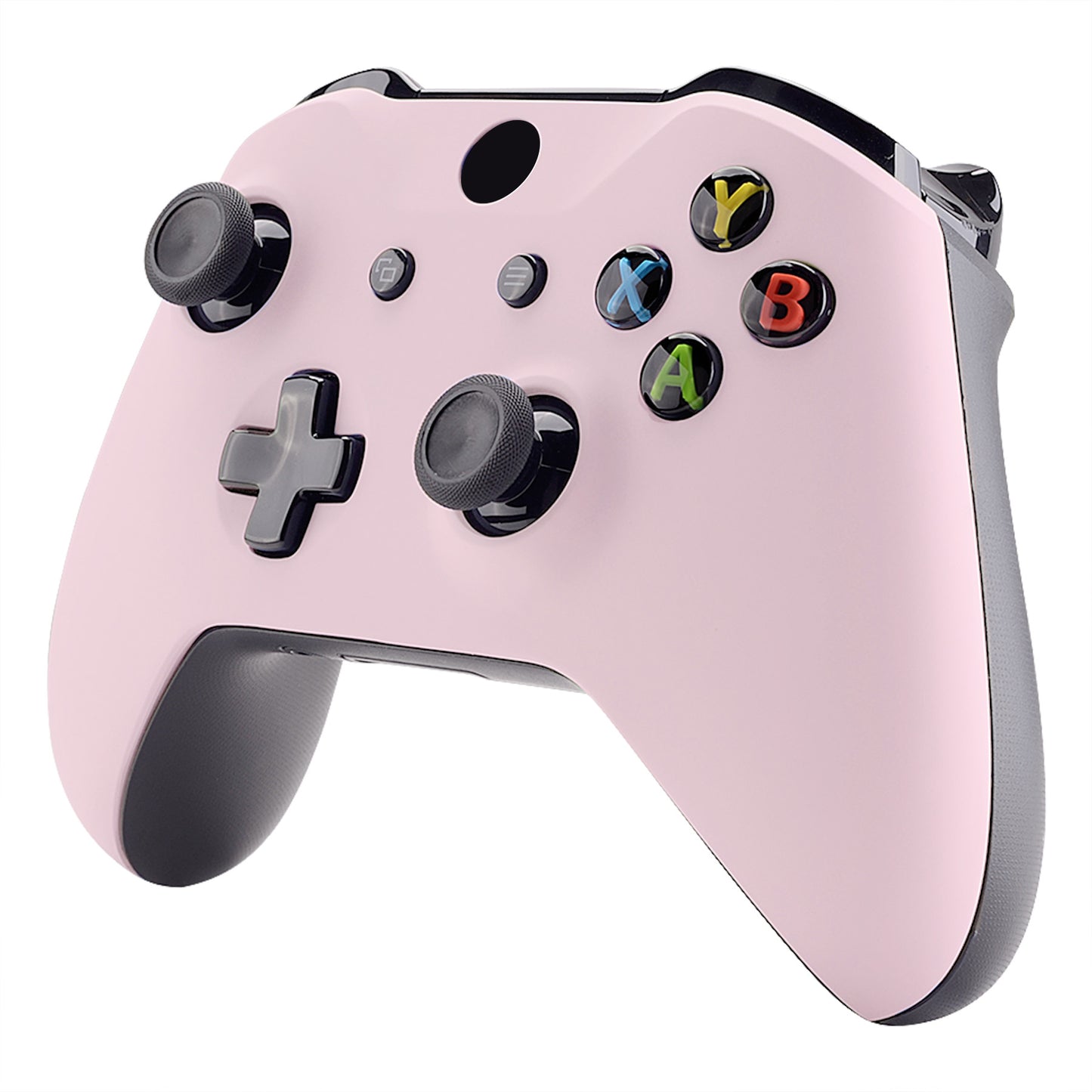 eXtremeRate Replacement Front Housing Shell for Xbox One X & S Controller (Model 1708) - Cherry Blossoms Pink