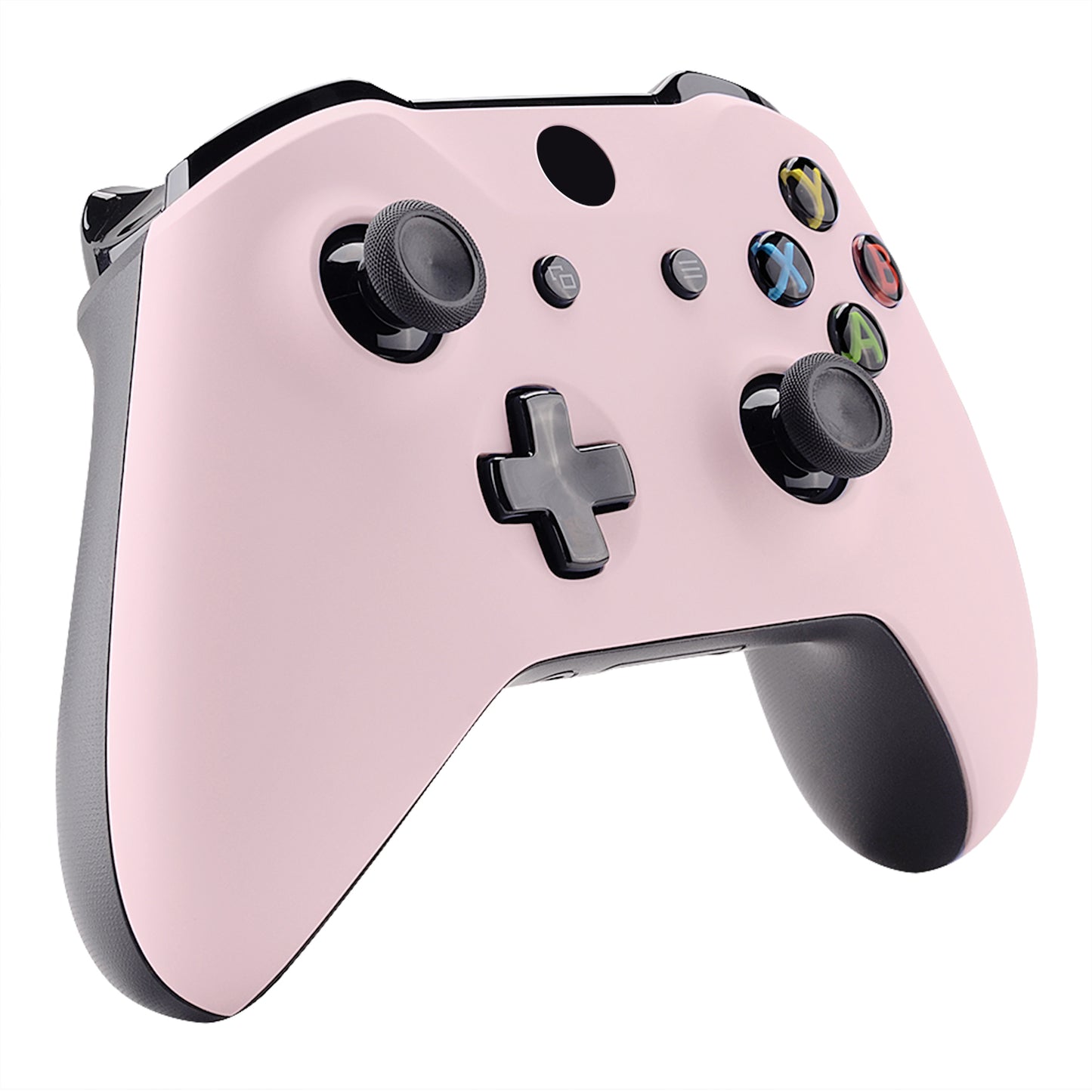 eXtremeRate Replacement Front Housing Shell for Xbox One X & S Controller (Model 1708) - Cherry Blossoms Pink