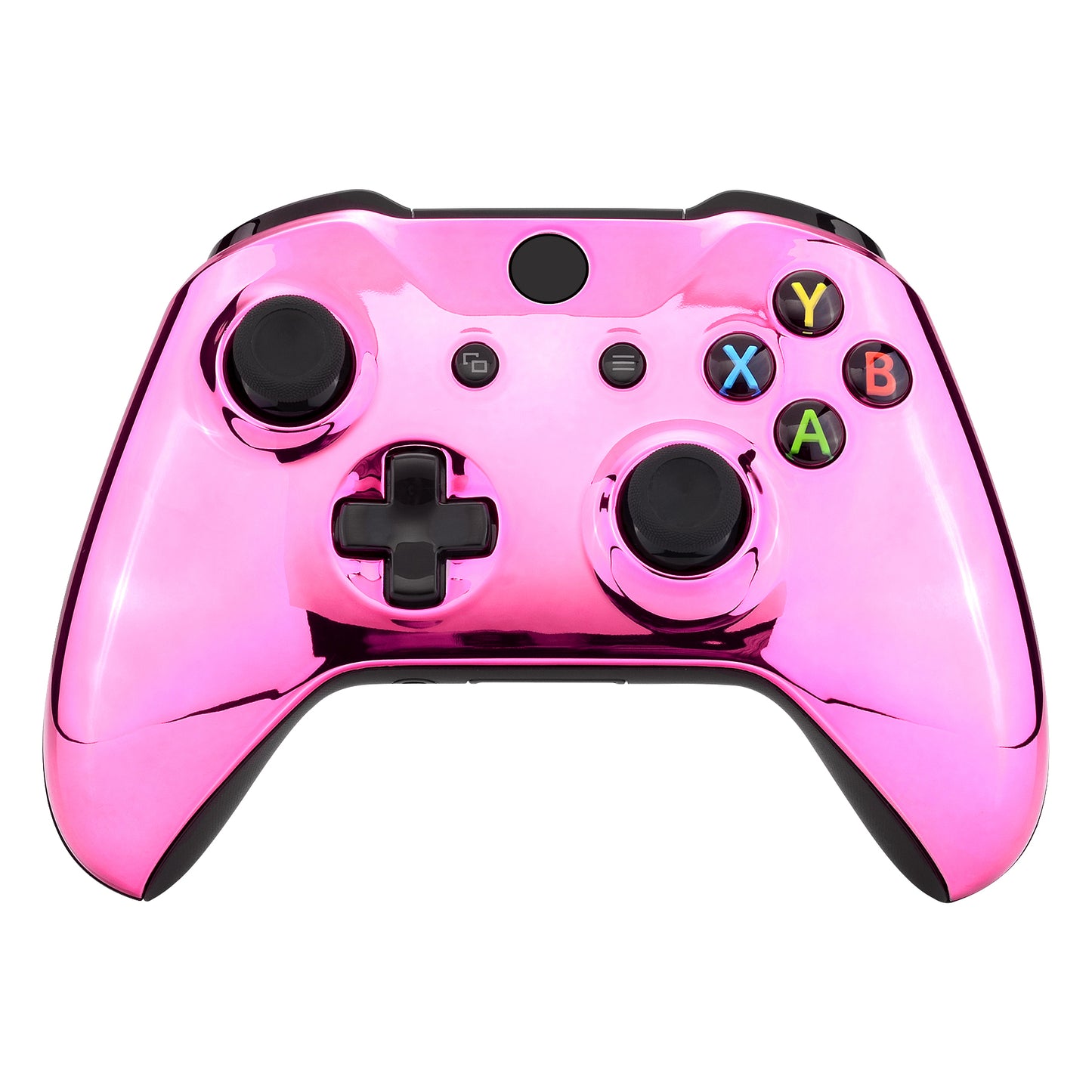 eXtremeRate Chrome Pink Edition Front Housing Shell for Xbox One