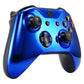 eXtremeRate Replacement Front Housing Shell for Xbox One X & S Controller (Model 1708) - Chrome blue