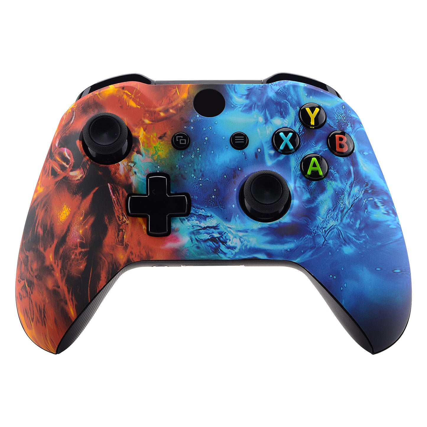 eXtremeRate Replacement Front Housing Shell for Xbox One X & S Controller (Model 1708) - Conflict Soul