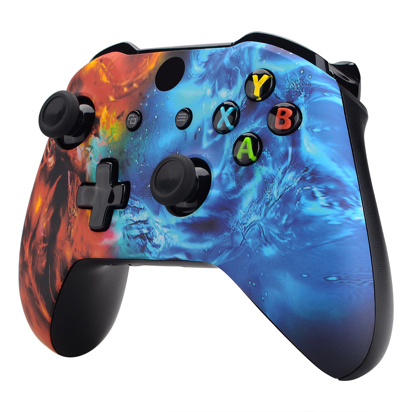 eXtremeRate Replacement Front Housing Shell for Xbox One X & S Controller (Model 1708) - Conflict Soul