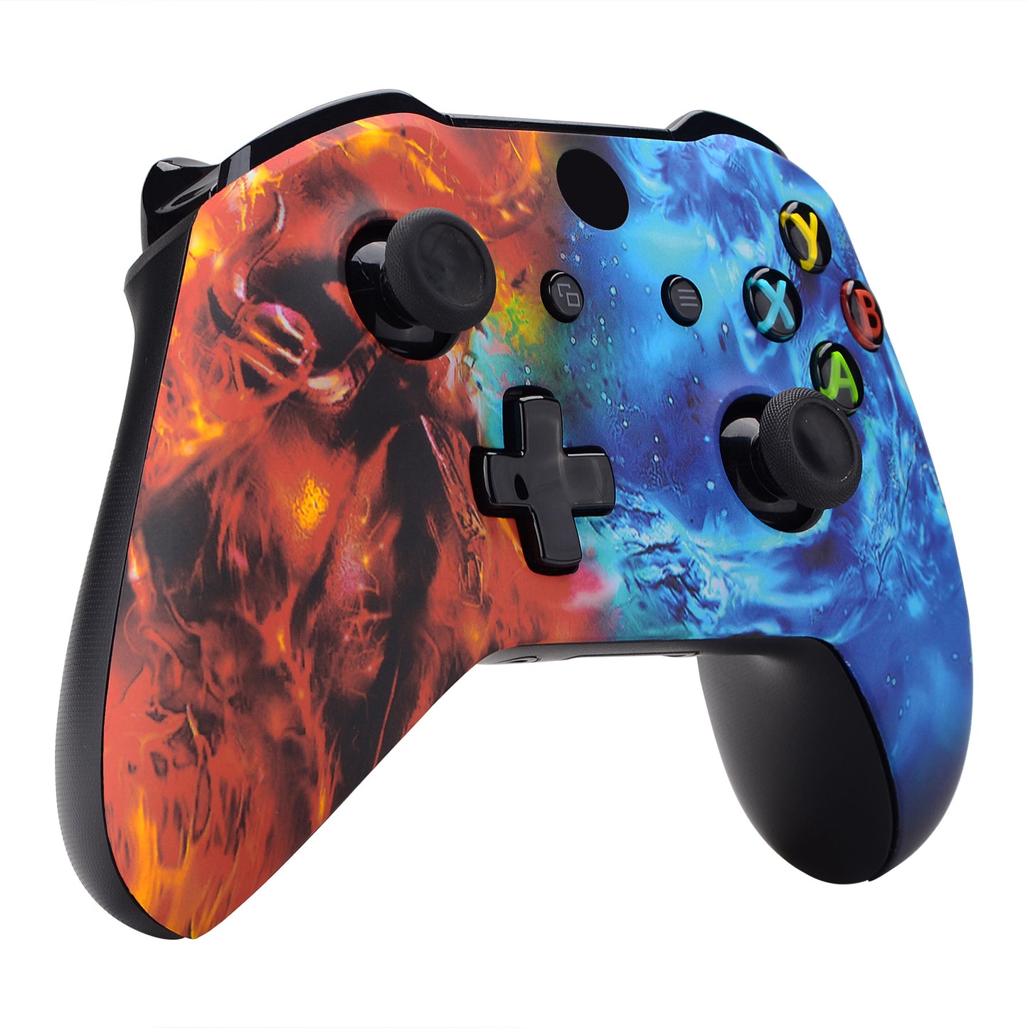 eXtremeRate Replacement Front Housing Shell for Xbox One X & S Controller (Model 1708) - Conflict Soul