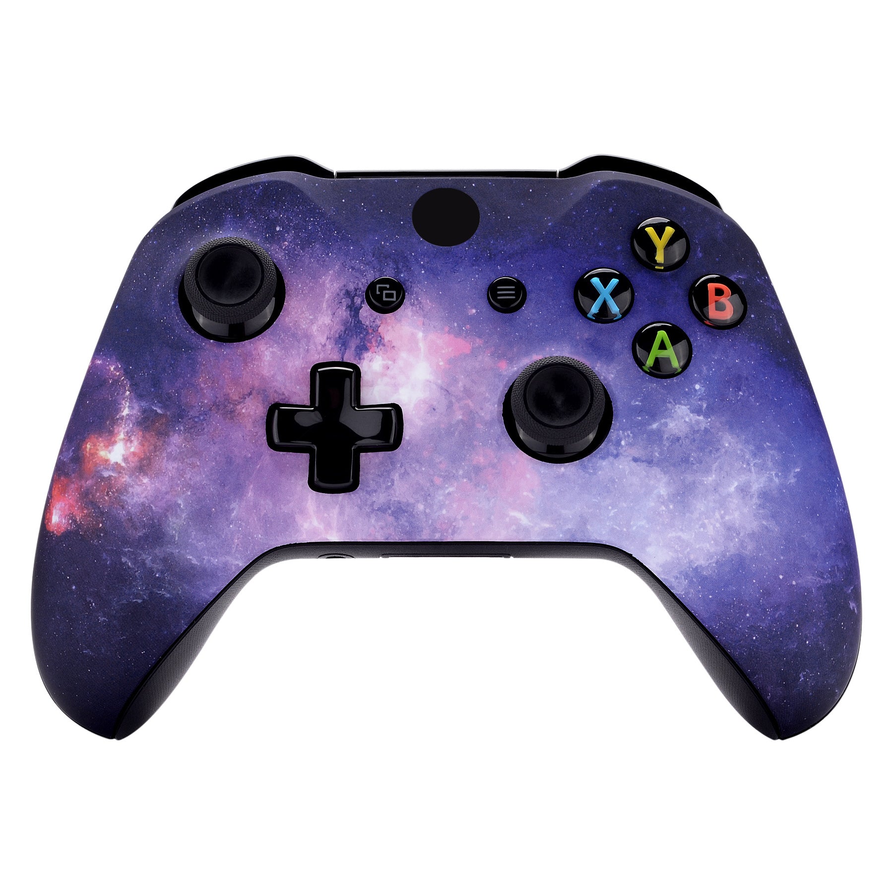 eXtremeRate Nebula Galaxy Pattened Soft Touch Front Housing Shell