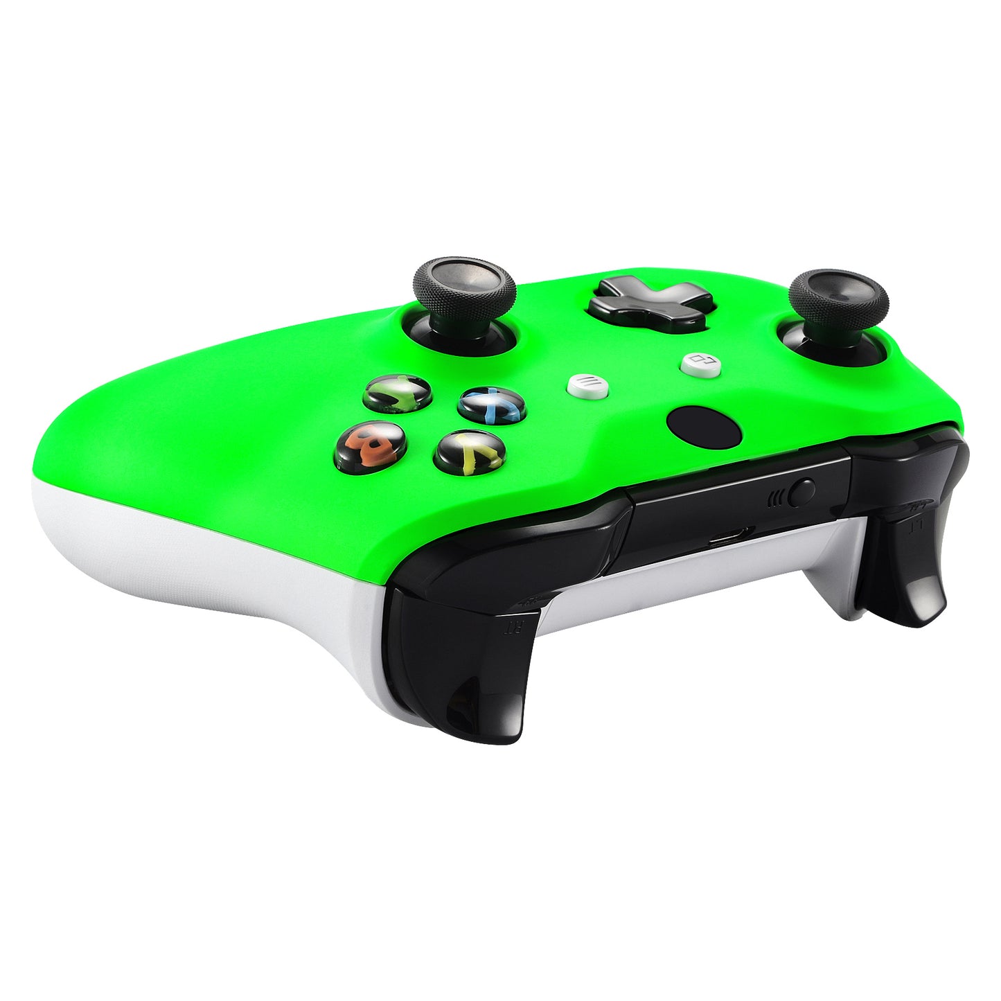eXtremeRate Replacement Front Housing Shell for Xbox One X & S Controller (Model 1708) - Neon Green