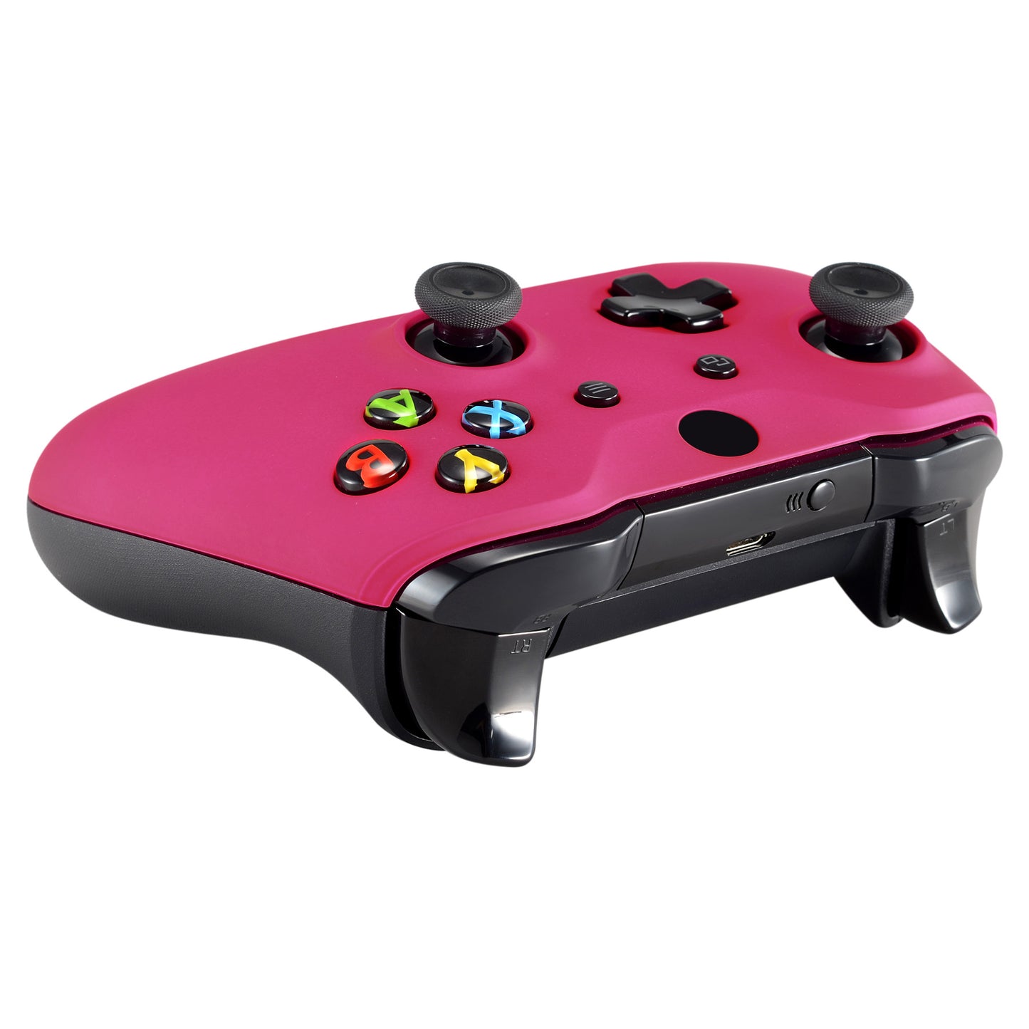 eXtremeRate Replacement Front Housing Shell for Xbox One X & S Controller (Model 1708) - Red Rose