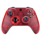eXtremeRate Replacement Front Housing Shell for Xbox One X & S Controller (Model 1708) - Solid Clear Red