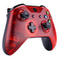 eXtremeRate Replacement Front Housing Shell for Xbox One X & S Controller (Model 1708) - Solid Clear Red