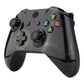 eXtremeRate Replacement Front Housing Shell for Xbox One X & S Controller (Model 1708) - Transparent Crystal Clear Black