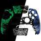 eXtremeRate Replacement Front Housing Shell with Touchpad Compatible with PS5 Controller BDM-010/020/030/040/050 - Glow in Dark - The Awakening of the Earth Lord