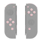eXtremeRate Replacement Full Set Buttons for Joycon of NS Switch - Cherry Blossoms Pink