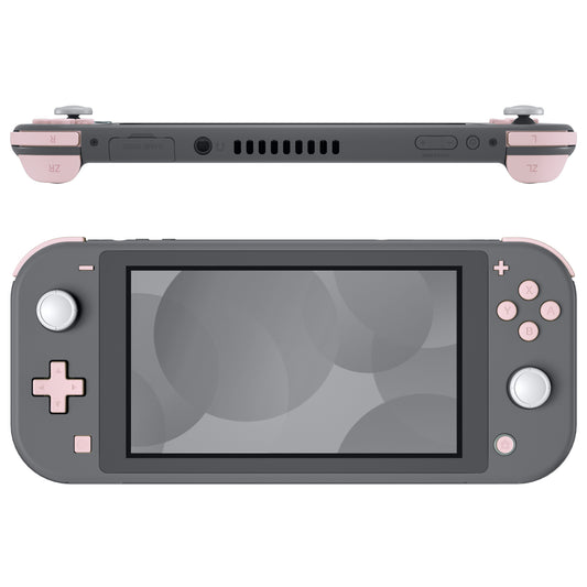 eXtremeRate Replacement Full Set Buttons for NS Switch Lite - Cherry Blossoms Pink