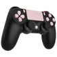 eXtremeRate Replacement Full Set Buttons Compatible with PS4 Slim Pro CUH-ZCT2 Controller - Cherry Blossoms Pink
