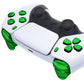 eXtremeRate Replacement Full Set Buttons Compatible with PS5 Controller BDM-010/020 - Chrome Green