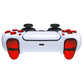 eXtremeRate Replacement Full Set Buttons Compatible with PS5 Controller BDM-010/020 - Chrome Red
