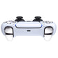 eXtremeRate Replacement Full Set Buttons Compatible with PS5 Controller BDM-010/020 - Chrome Silver