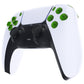 eXtremeRate Replacement Full Set Buttons Compatible with PS5 Controller BDM-010/020 - Clear Green