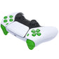 eXtremeRate Replacement Full Set Buttons Compatible with PS5 Controller BDM-010/020 - Green