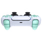 eXtremeRate Replacement Full Set Buttons Compatible with PS5 Controller BDM-010/020 - Metallic Vista Green