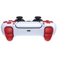 eXtremeRate Replacement Full Set Buttons Compatible with PS5 Controller BDM-010/020 - Passion Red