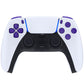 eXtremeRate Replacement Full Set Buttons Compatible with PS5 Controller BDM-010/020 - Purple