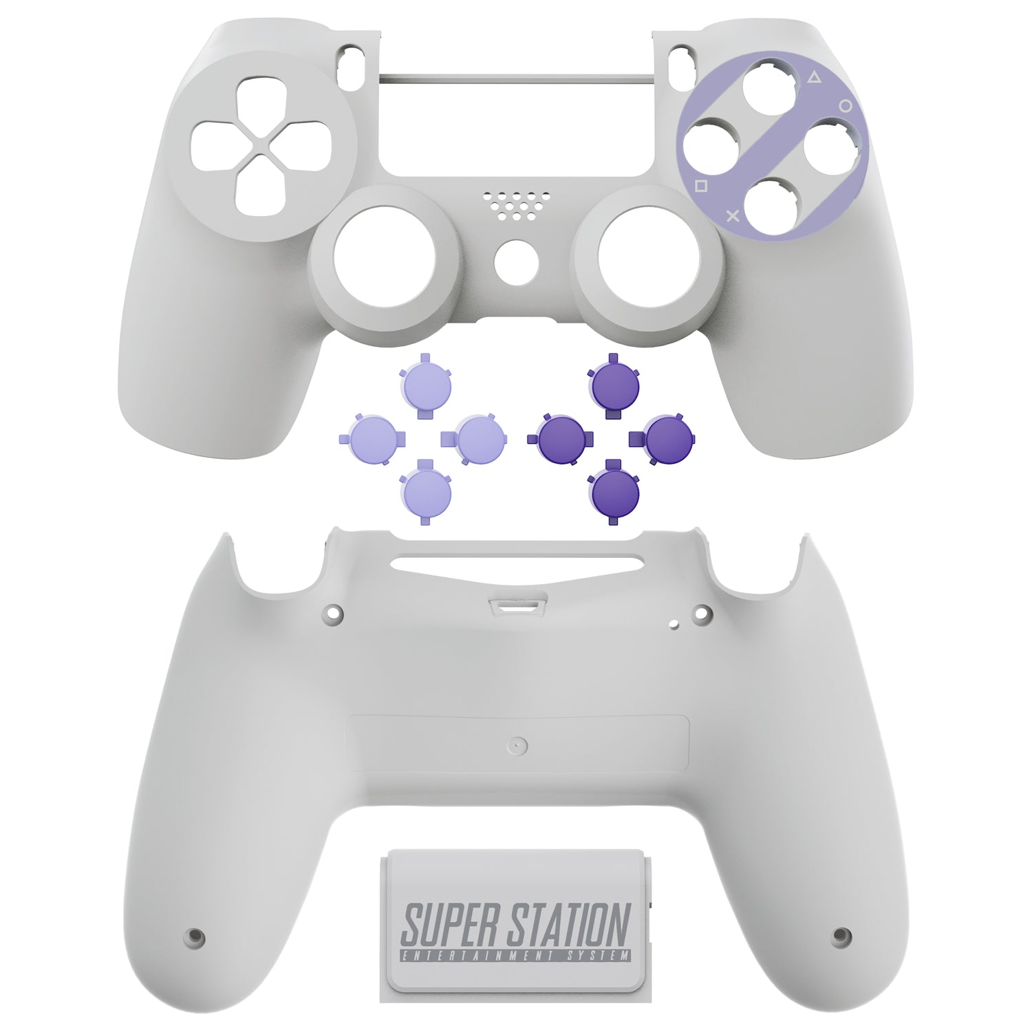 Front Housing Shell for PS4 Controller