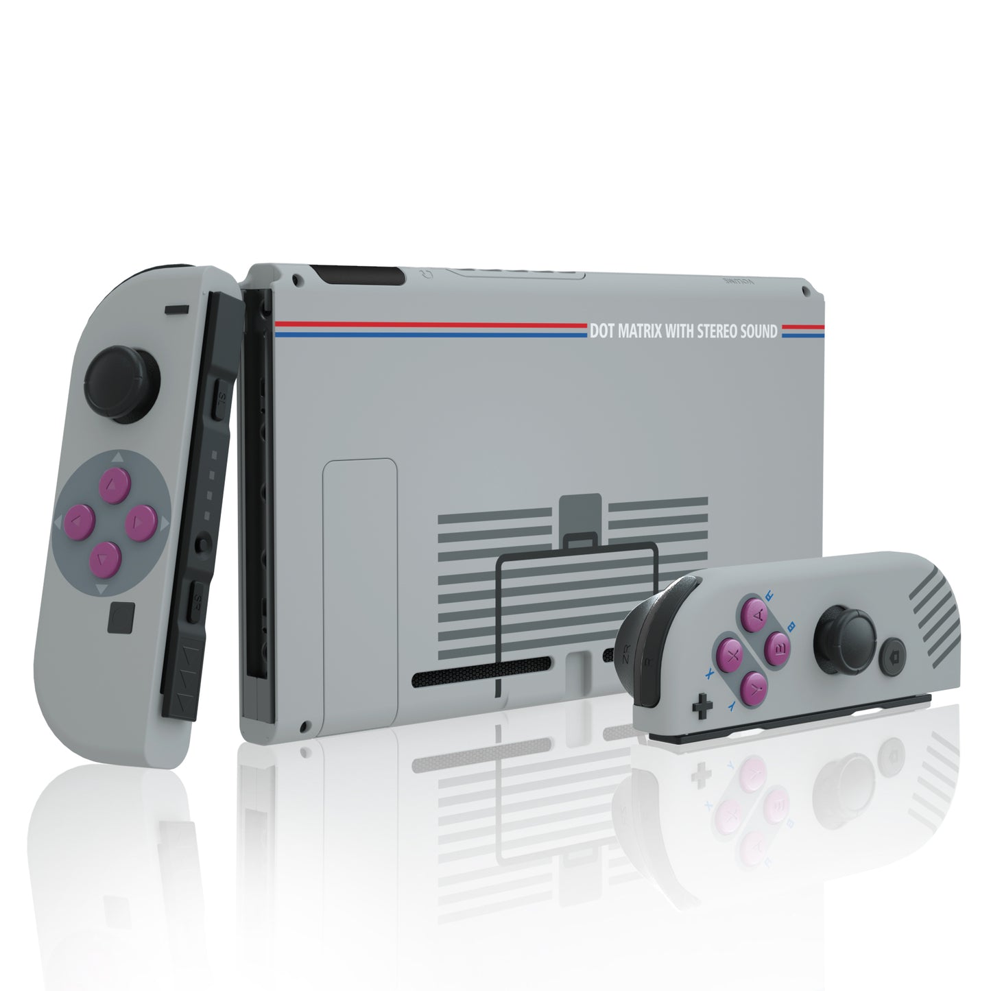 eXtremeRate Replacement Full Set Shells with Buttons for Nintendo Switch - Classic 1989 GB DMG-01