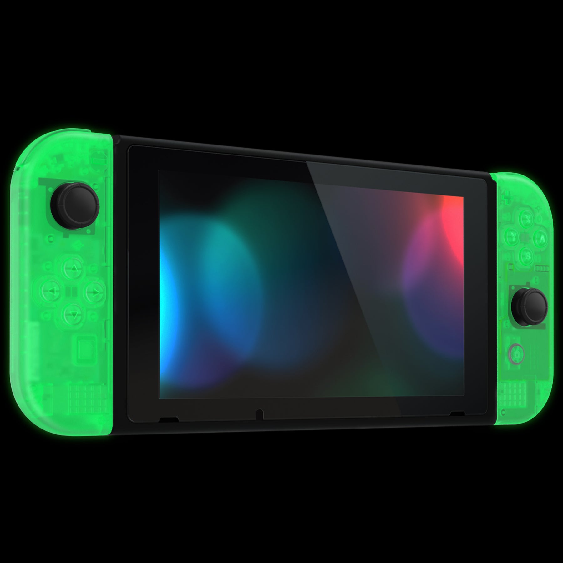 eXtremeRate Glow in Dark - Green Back Plate for Nintendo Switch