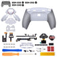 eXtremeRate SPARK Back Paddles Kit with OLED Display & Clicky Trigger Stops & Ergonomic Grips for PS5 Controller BDM-030/040/050 - Rubberized White & Gray