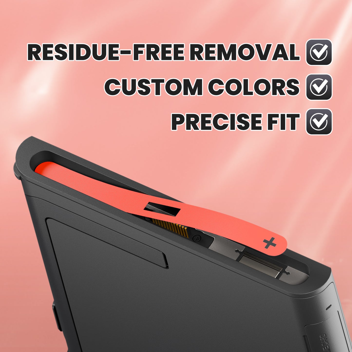 eXtremeRate Side Rail Slot Sticker for Nintendo Switch 2 Console - Blue & Orange