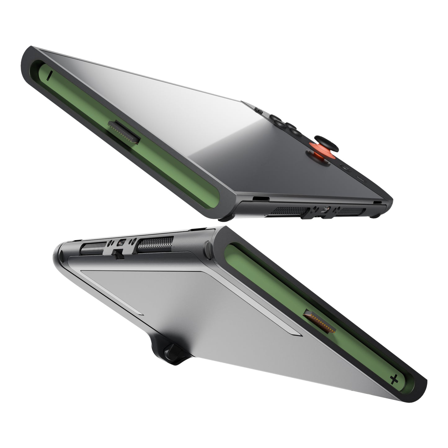 eXtremeRate Side Rail Slot Sticker for Nintendo Switch 2 Console - Matcha Green