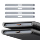eXtremeRate Side Rail Slot Sticker for Nintendo Switch 2 Console - New Hope Gray