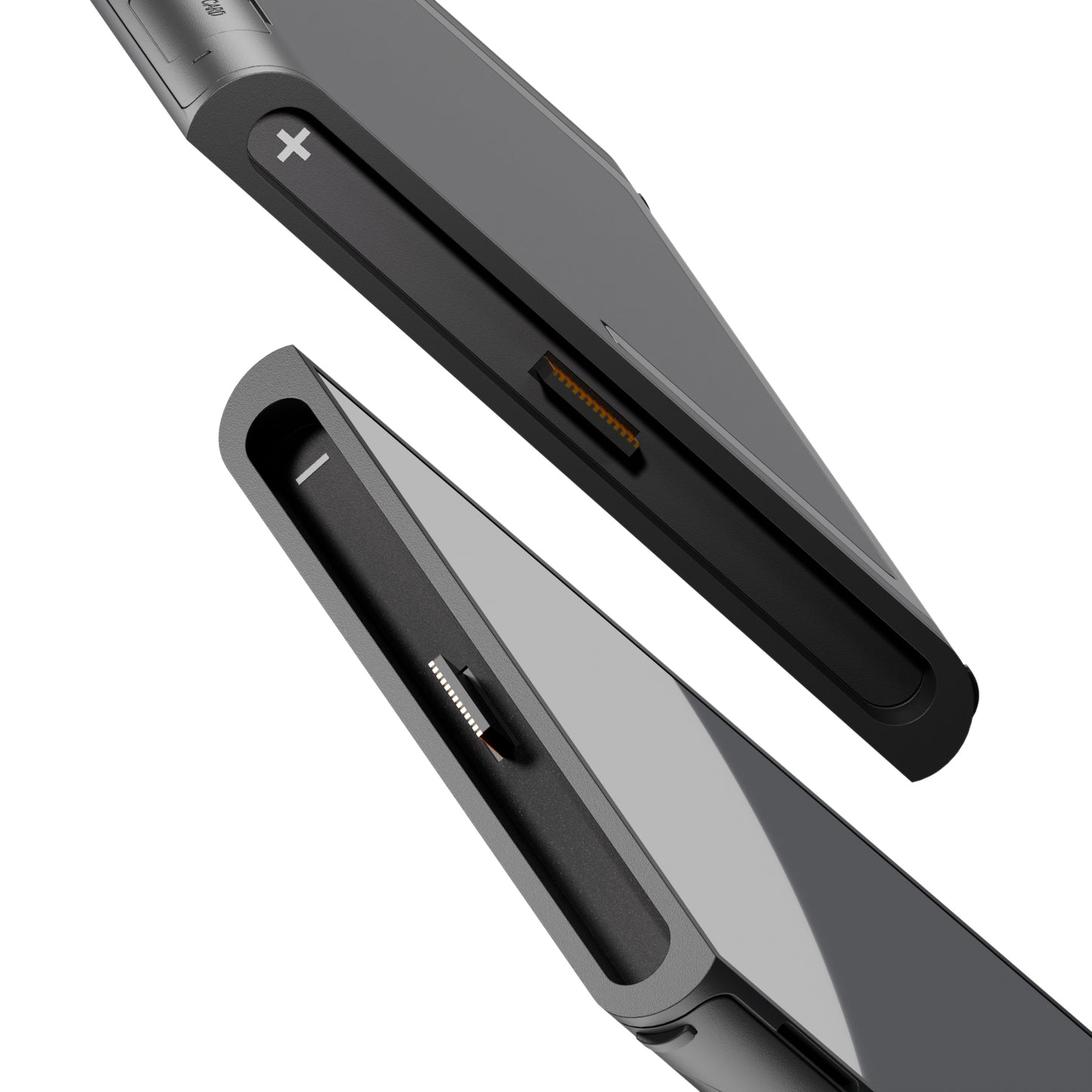 eXtremeRate Side Rail Slot Sticker for Nintendo Switch 2 Console - Shadow Gray