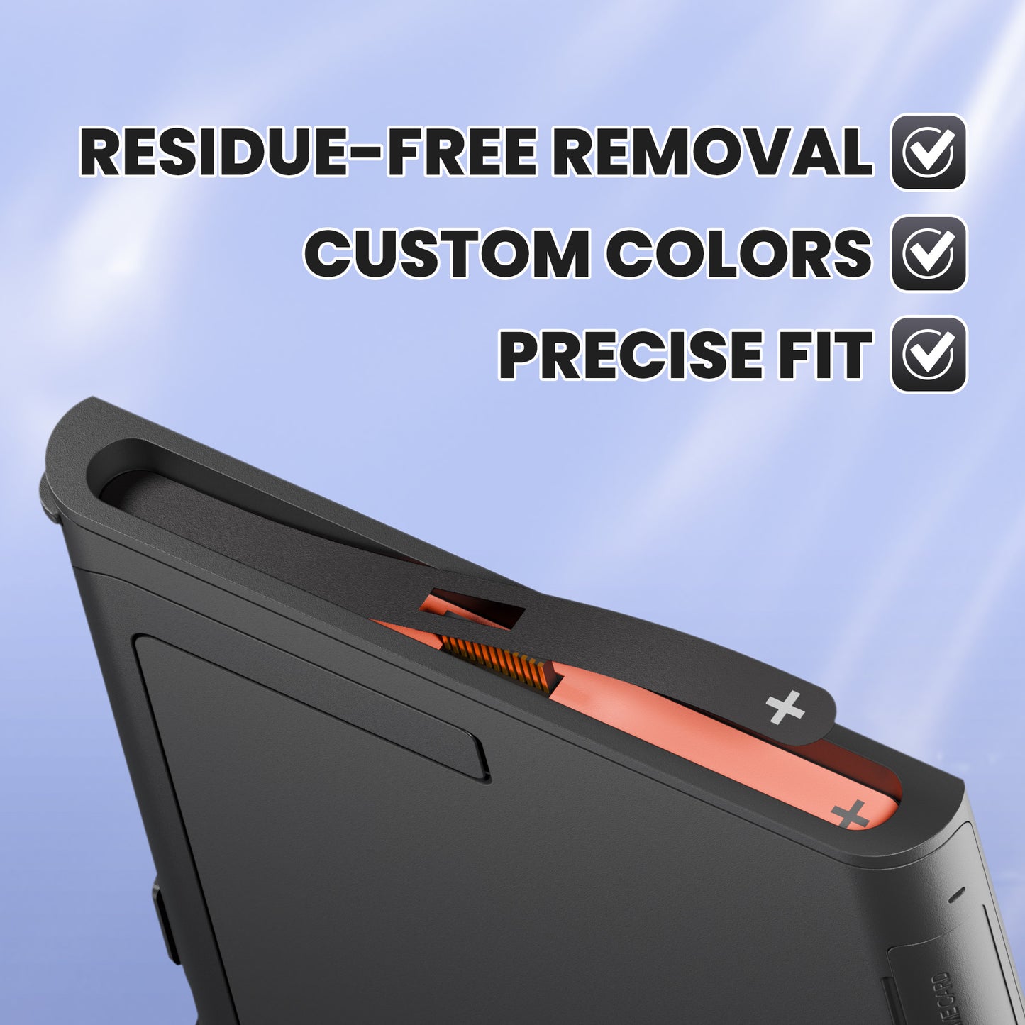 eXtremeRate Side Rail Slot Sticker for Nintendo Switch 2 Console - Shadow Gray