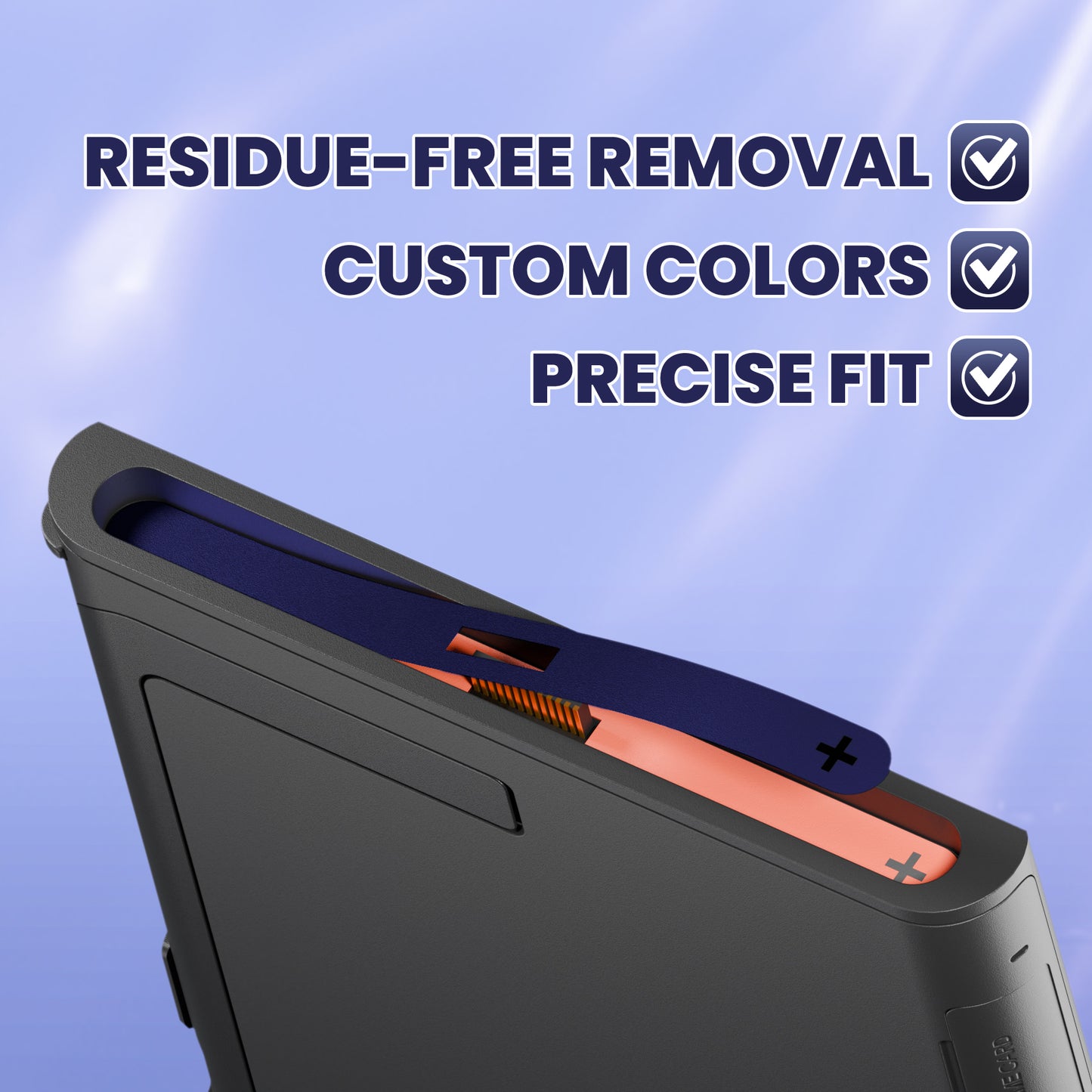eXtremeRate Side Rail Slot Sticker for Nintendo Switch 2 Console - SwitchCube Purple